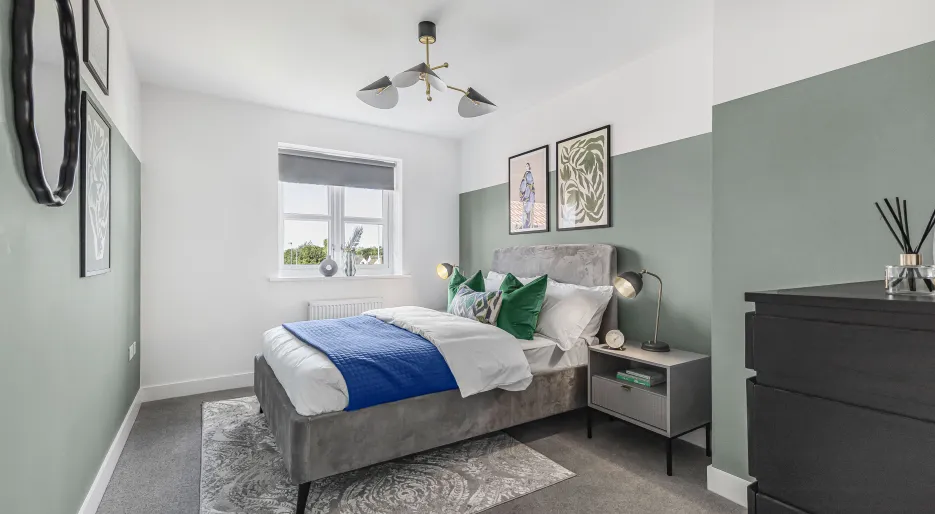 Chesterford Meadows, 4 bedroom show home, bedroom